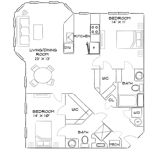 Furnished Diagram